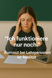 Coaching für Lehrpersonen bei Claudia Wehrli zur Burnout-Profilaxe